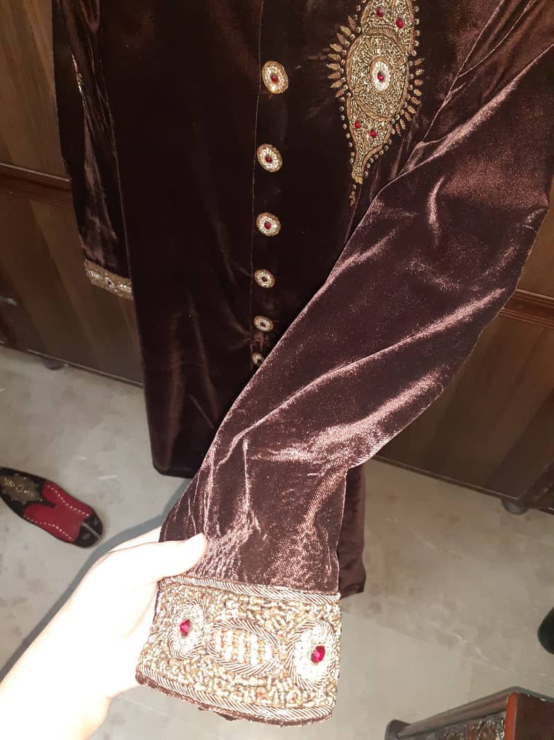 Sherwani with khusa and pagg 9