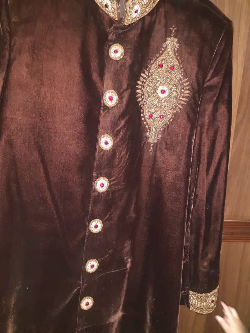 Sherwani with khusa and pagg 11