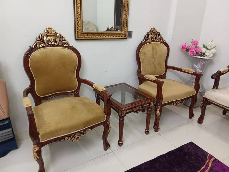 new sheeshum wood chairs set 1