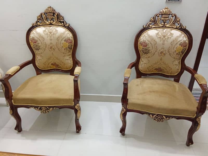 new sheeshum wood chairs set 4