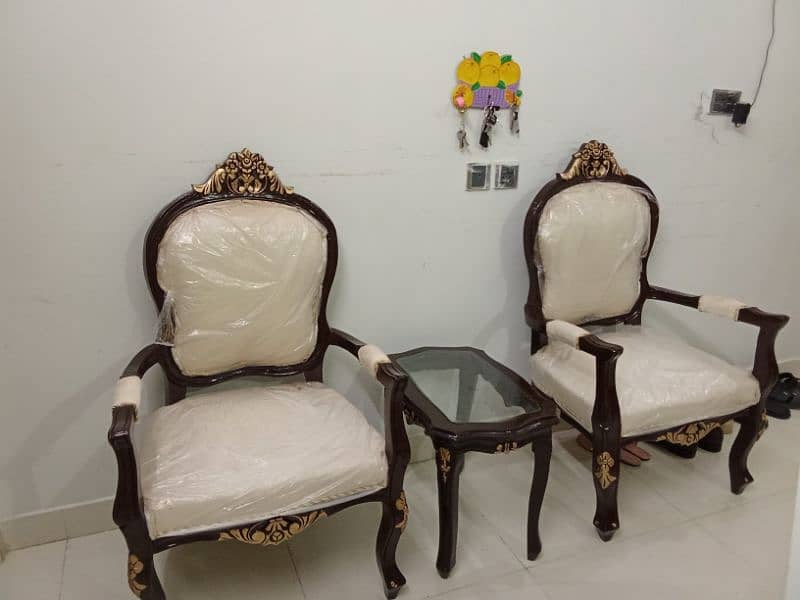 new sheeshum wood chairs set 6