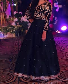 Green lehnga for mehndi