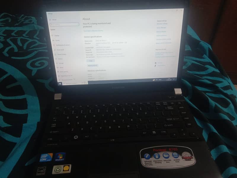 Toshiba Laptop Intel Core I3  M370 7