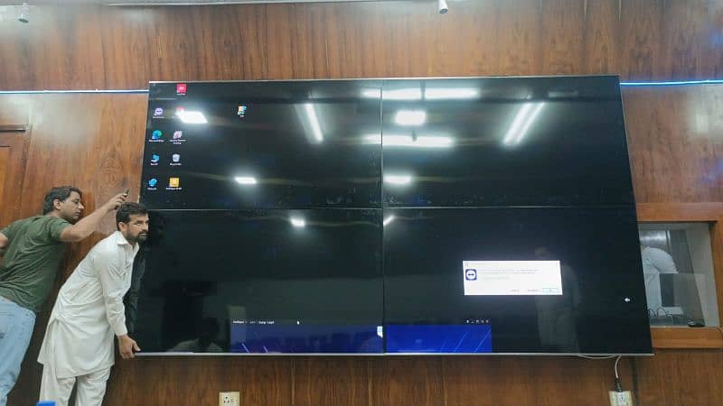 Video Wall Display Samsung Panel 2x2 Video Wall Complete Setup new 4