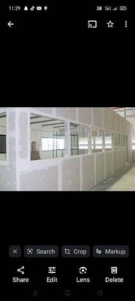 Gypsum Dry Board Partition two side sheet best quality 8