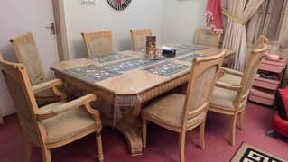 8-seat dining table