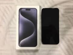 iphone 15pro max 256gb pta approved blue titanium