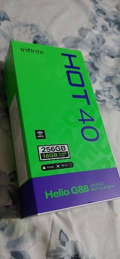 Infinix Hot 40 16/256. New 0