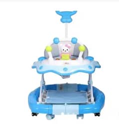 Baby Msical Walker cum Rocker with Push Handle