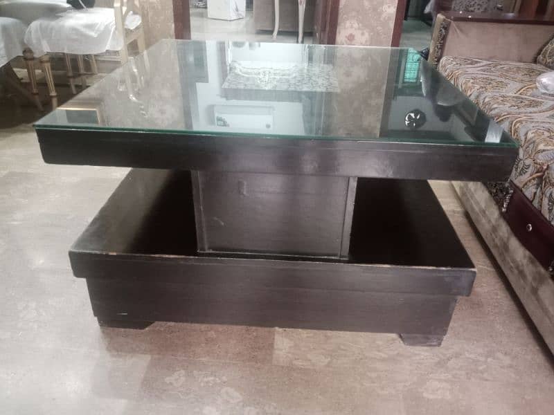 3*3 center table with 8mm glass on top 2