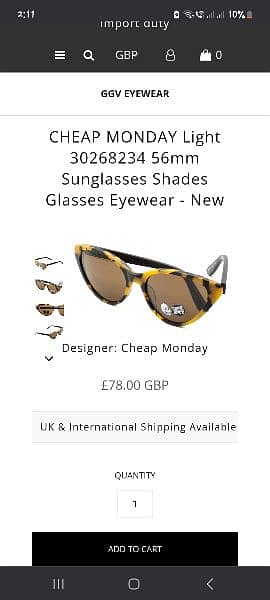 Specsaver Cheap Monday and versace original Sunglasses 10