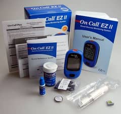 On Call EZ ll Glucometer With 10 Free Strips