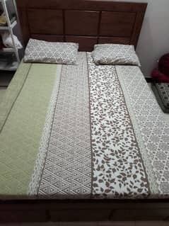 wooden Queen size Bed without mattress | one month used | Fixed price