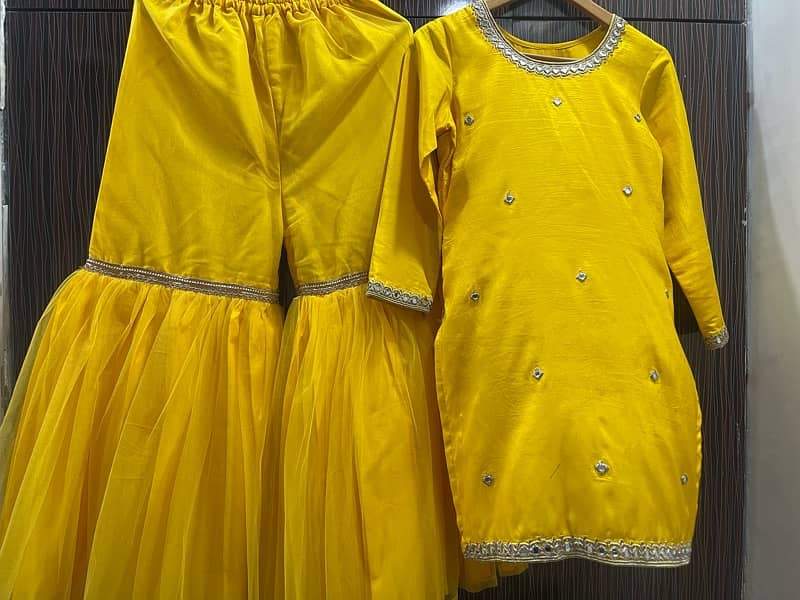 Gharara shirt for Mayun/Mehndi 3