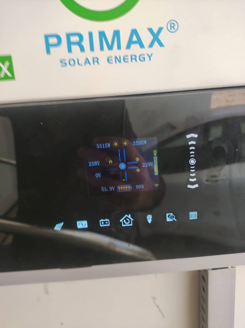 2 week used Primax 8 kw [ pv 11000 ]  Inverter For sale 3