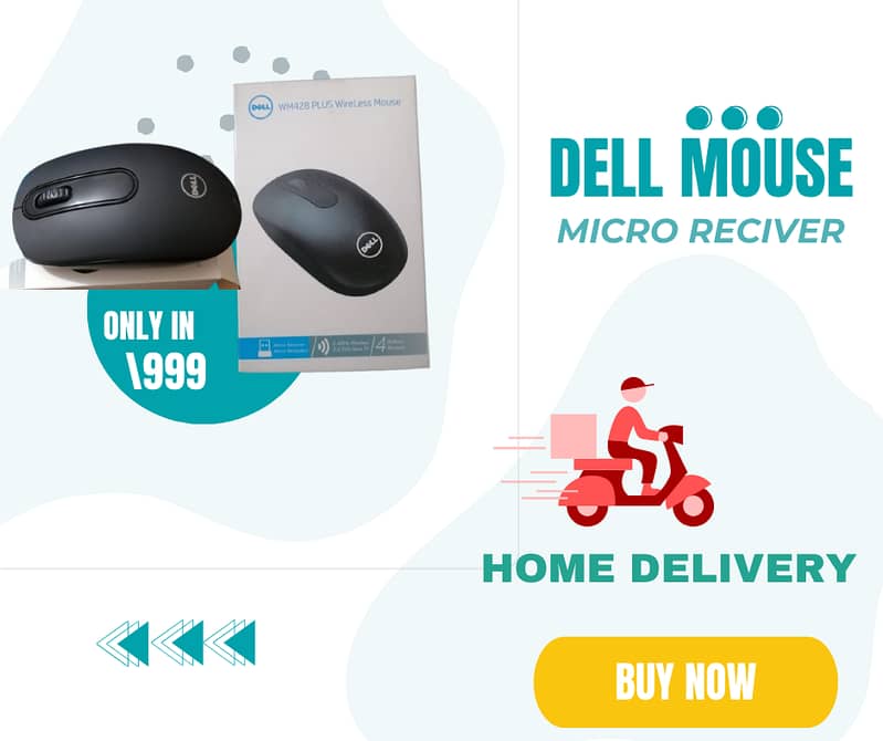 DELL MOUSE||DELL MOUSE WM428 PLUS||MOUSE FOR LAPTOP AND PC 1