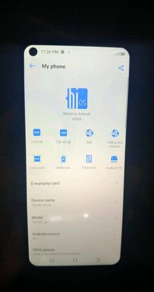 Tecno pova 6/128gb exchange possible panel change 1