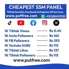 Cheapest Social Media Services Provider 0