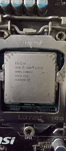 i5 3330 (3rdgen) processor with Msi motherboard 5