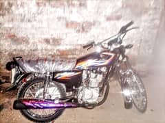 145000Honda 125 he hydrabad nambar 2018 model  10 by 10 new condition