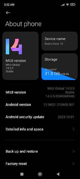 Redmi not 10 no opn rapir with box crge PTA ofshl 2