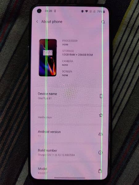 OnePlus 8T dual sim working 12/ 256 5