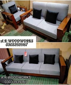 WOODEN SOFA, SOFA CHAIRS, OFFICE FURNITURE