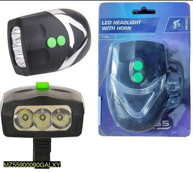 2 in 1 bike Headlight and bell 1