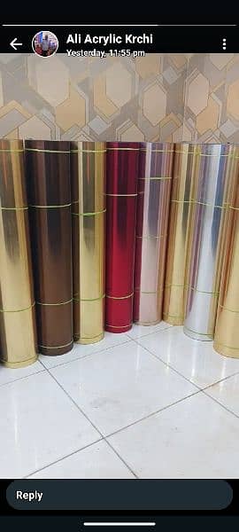 Acrylic sheet china imported and pvc edge banding 17