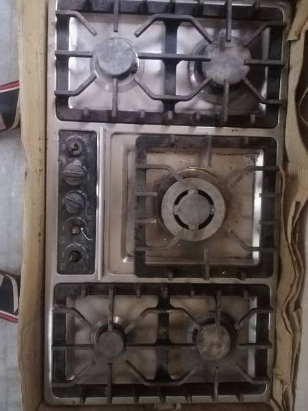 home used kitchen hood / gas and electric stove 3