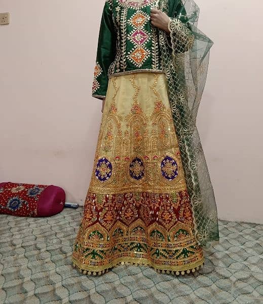 wedding dress / bridal dress / Mehndi wear / mayo wear 2