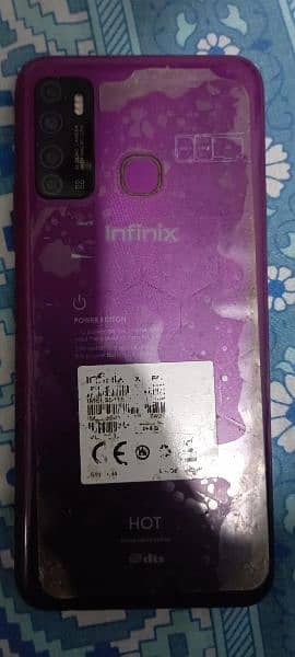 Infinix hot 9 4/64 with box and charger 3