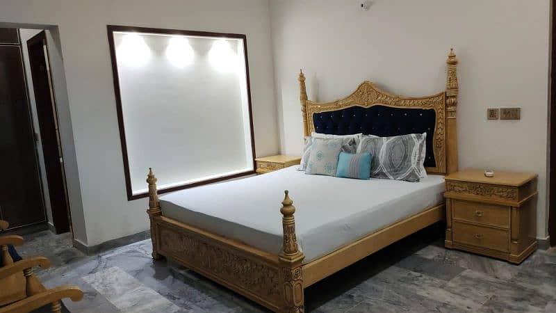 furnished portion for rent in wapda town lahore 0