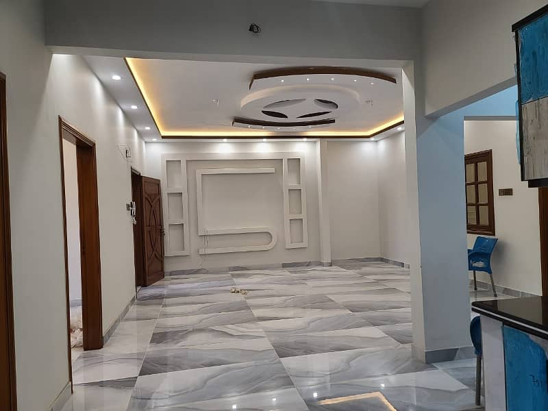 3 BED DD UPPER PORTION WITH ROOF FOR SALE IN GULSHAN-E-IQBAL 3 1