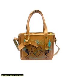 Women's Rexine Embroidered Hand Bags 0