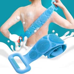 "Silicone Back Scrubber for Body Massage & Exfoliation"