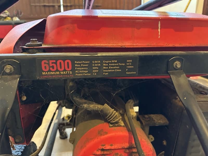 Loncin LC9000DA 6.5 KW Petrol & Gas Generator 4