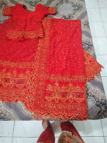 handmade gota work 3 piece dress 11