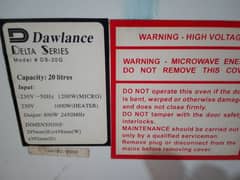 Dawlance microwave