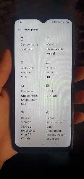 Realme 5i 4/64 PTA Approved All OK 3