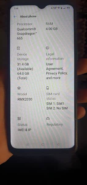 Realme 5i 4/64 PTA Approved All OK 4