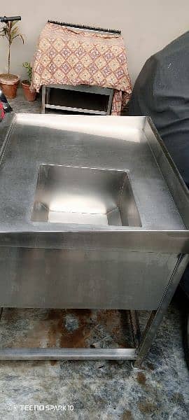 16 liter fry machine. dishwasher Sink. braiding table 15