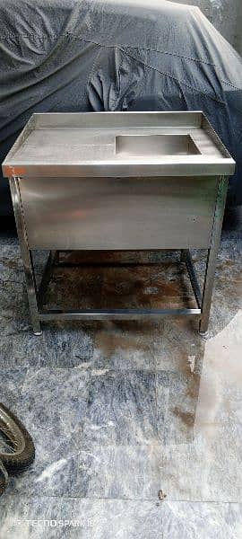 16 liter fry machine. dishwasher Sink. braiding table 17