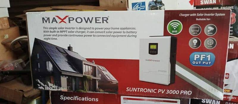 New Max power solar inverter 3kw 24v 3000pv on/off grid Hybrid 2