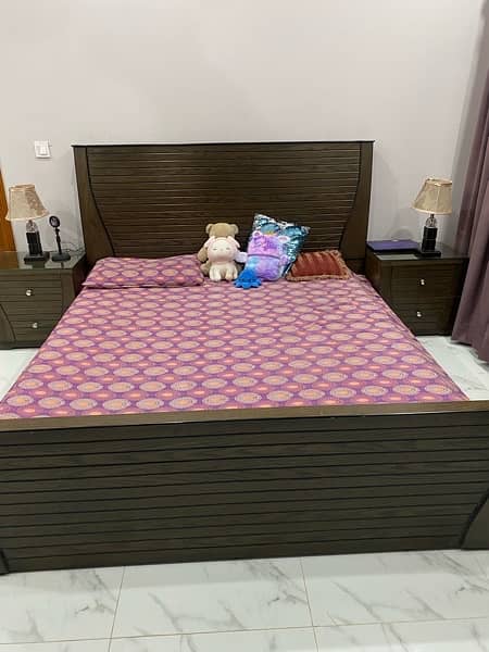 wooden bed set 1