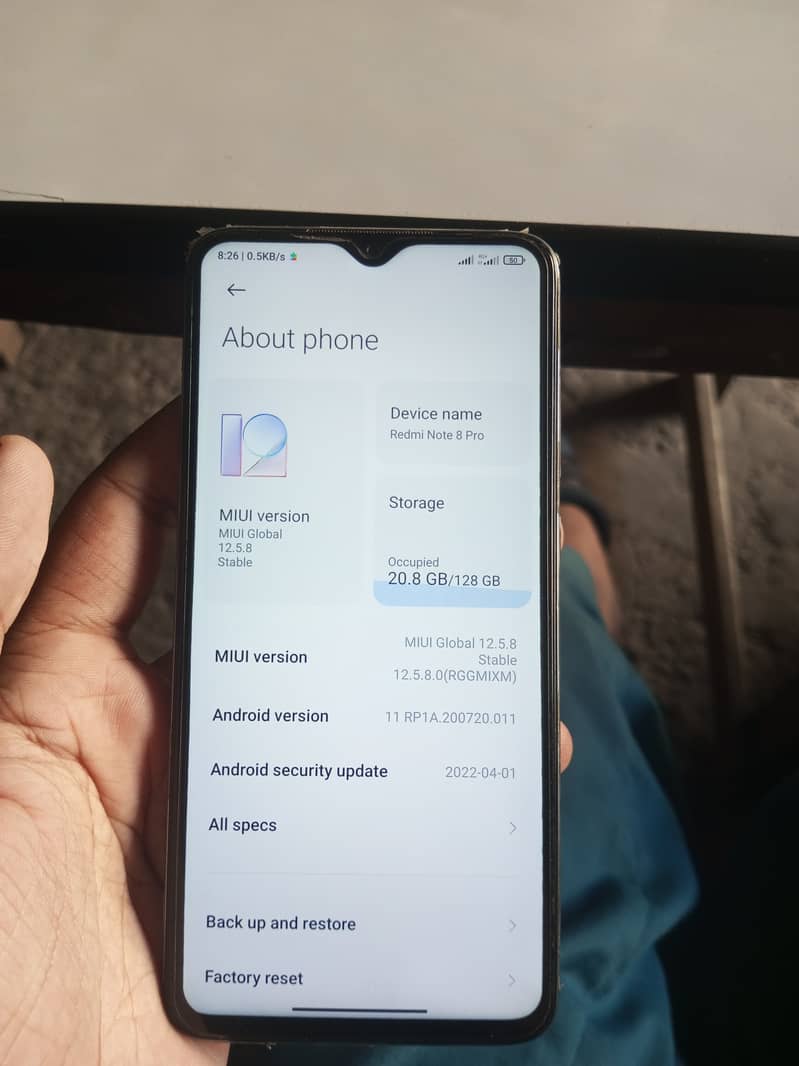 Redmi note 8 pro 6gb/128gb 1