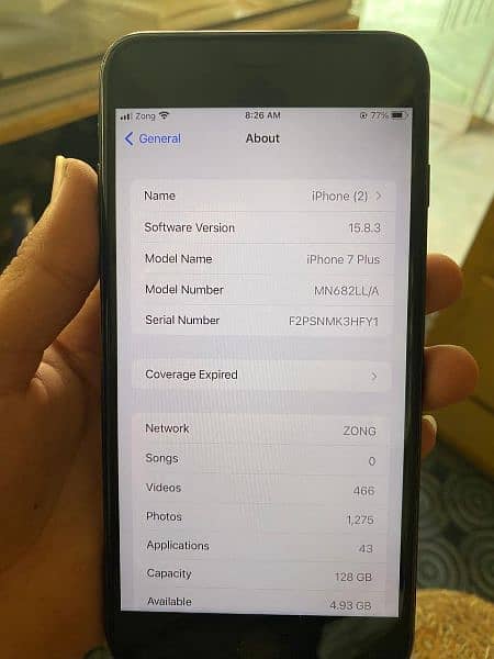 I phone 7plus /128 gb( 03076901135 5