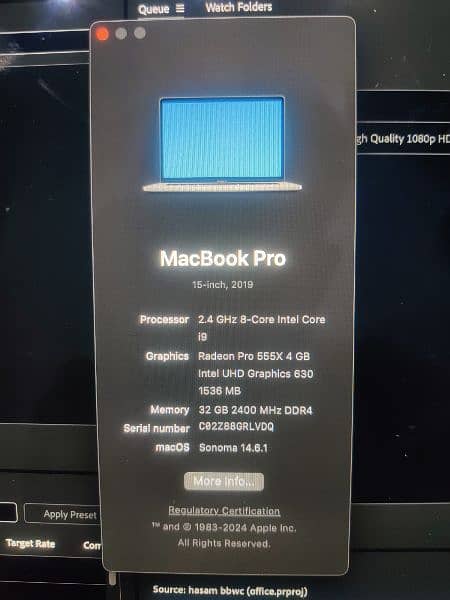 MacBook Pro 2019 32gb Ram 2