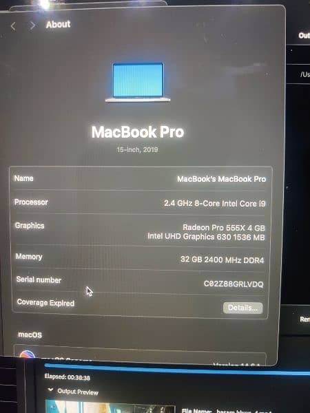 MacBook Pro 2019 32gb Ram 5