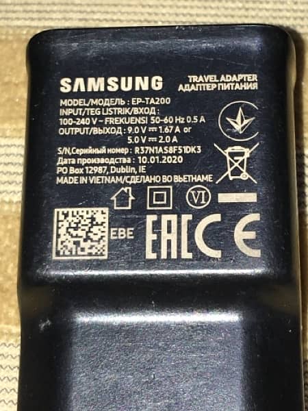 Samsung Original Vietnam Box Plug Adapter’s With Original Data Cable’s 13